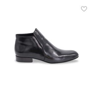 Celine Ankle Boots In Black Leather Boots